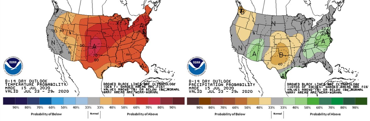 8-14 day (July 23-29) outlook